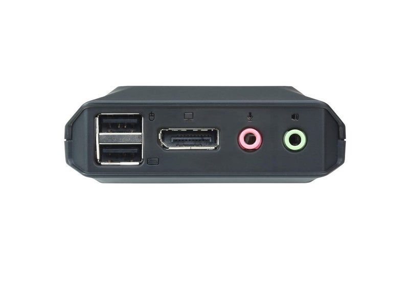 Aten Compact KVM Switch 2 Port Single Display Display Port w/ Audio, Remote P... Carousel 2