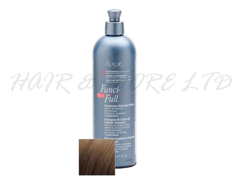 Roux Fanci-Full Haircolour Rinse - Plush Brown NEW Carousel 1