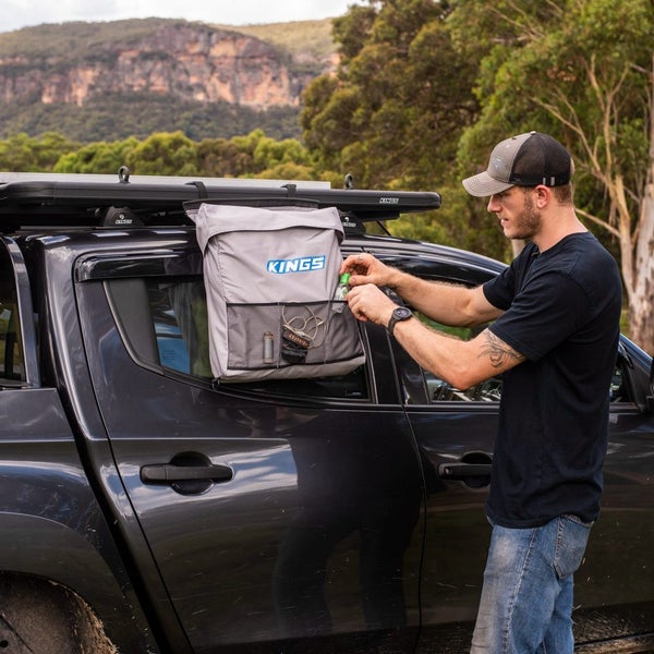 Adventure Kings Universal Storage Bag + 2in1 Portable Camping LED Light & Fan Carousel 11