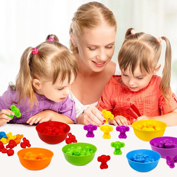 Matching Koala Counting Games with Color Sorting Bowls for Kids Ages 3 and Up Carousel 1