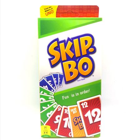 SKIP BO Card English Classic UNO Card Paper Game Card Carousel 6