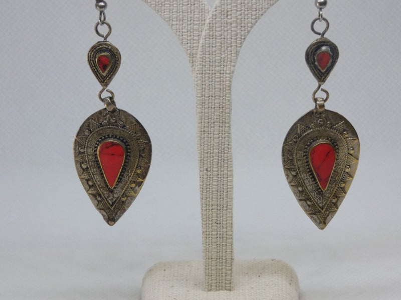 Afghan Earring, Handmade and Traditional Carousel 3
