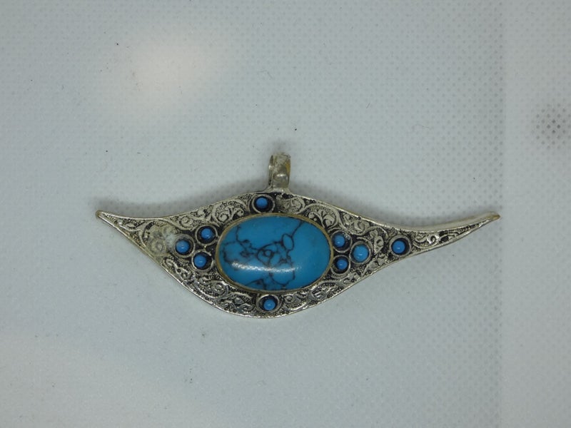 Nepalese Tibetan Necklace Pendant, Handmade and Traditional Carousel 2