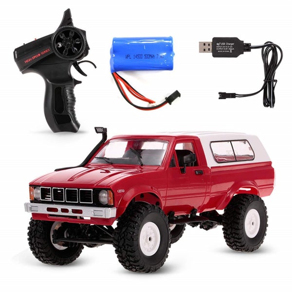 RC Rock Crawler WPL C24 RC Truck 4x4 Remote Control Crawler 1/16 Full Scale Carousel 2