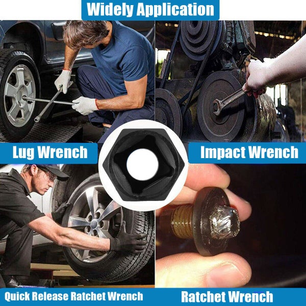 13Pcs Impact Damaged Bolt Nut Remover Extractor Socket Tool Set Removal Wrench Carousel 6