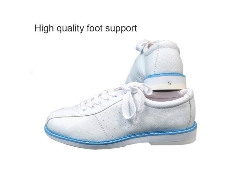 White Unisex Sports Bowling Shoes For Men Women Beginners Carousel 1