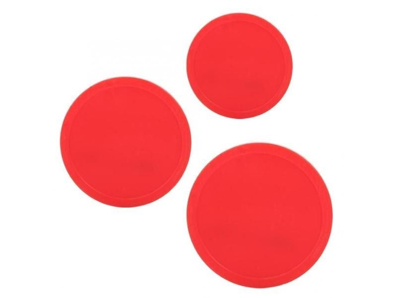 4 Pcs 64mm/75mm/82mm Plastic Air Ice Hockey Pucks For Table Games Carousel 1