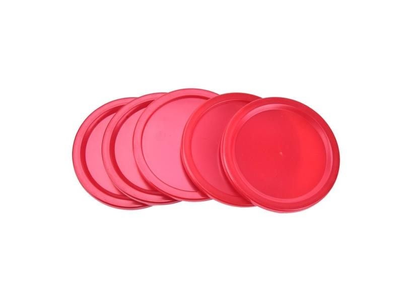 New Hot!5PCS Air Hockey Pucks 2" Puck Children Red Air Hockey Table Mini Carousel 1