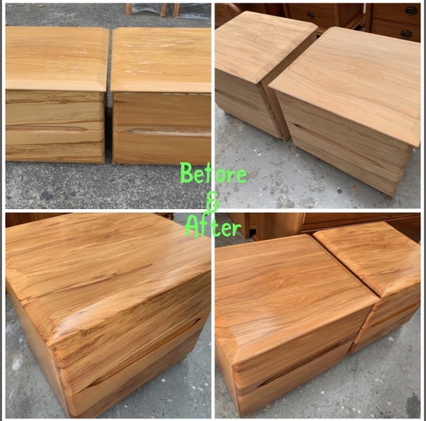 Beautiful Forest furniture Solid kauri wall unit- FULLY RESTORED~~~~~ Carousel 2