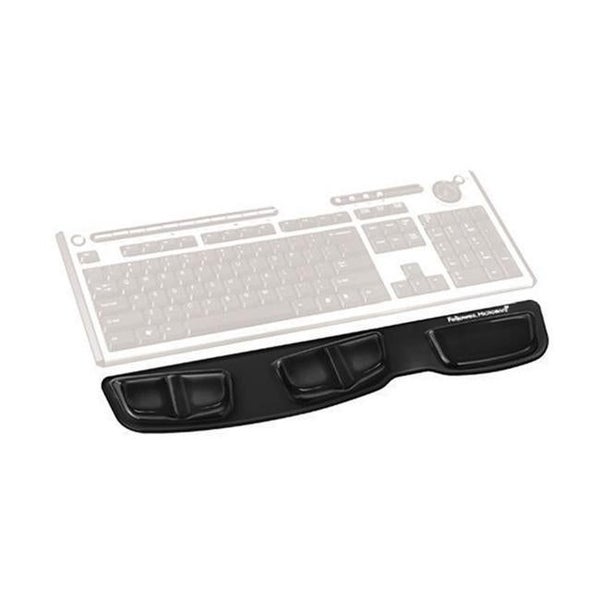 Fellowes Gel Keyboard Palm Support Black Carousel 1