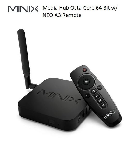 Media Hub Octa-Core MINIX 64 Bit w/ NEO A3 Remote Carousel 1