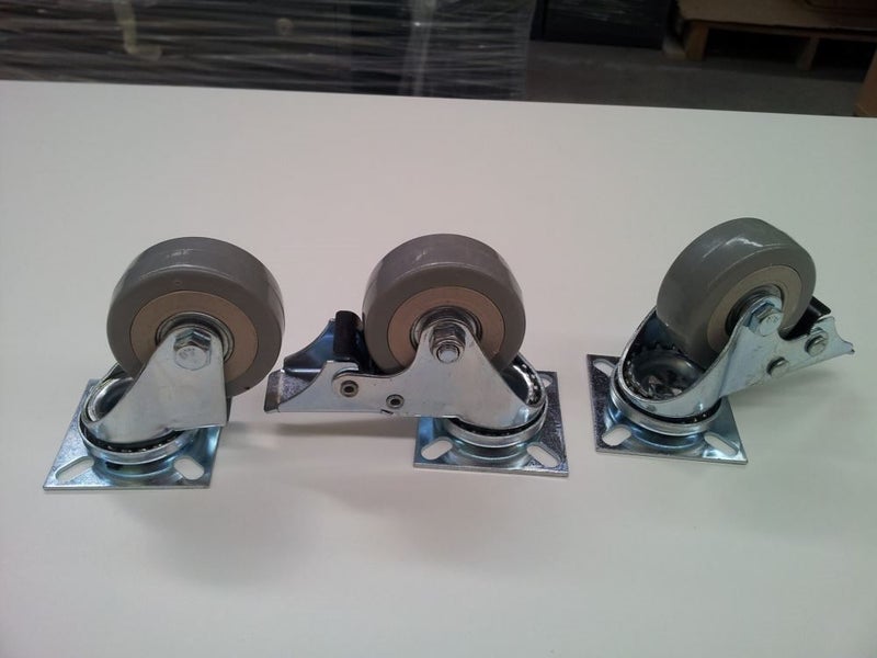 Castors Wheels x4 ( 60kg Loading ) Carousel 1