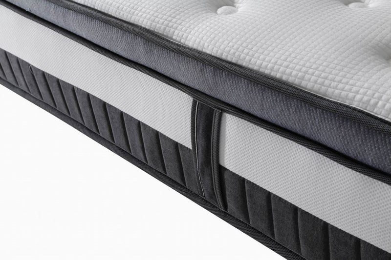 Queen 4 Drawer Full Bed ( Frame + Euro Top Mattress ) Carousel 2
