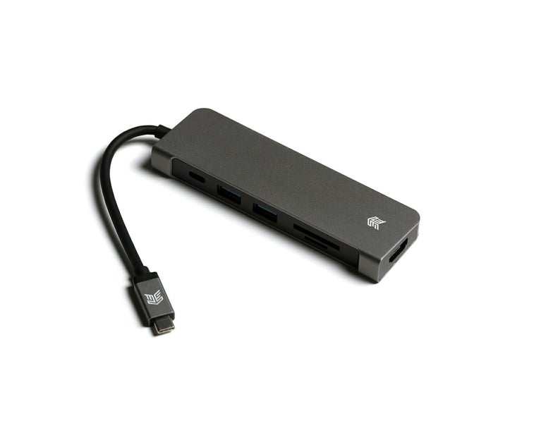 USB-C Media Hub HMDI SD TF Card Reader USB A USB C Ports Carousel 1