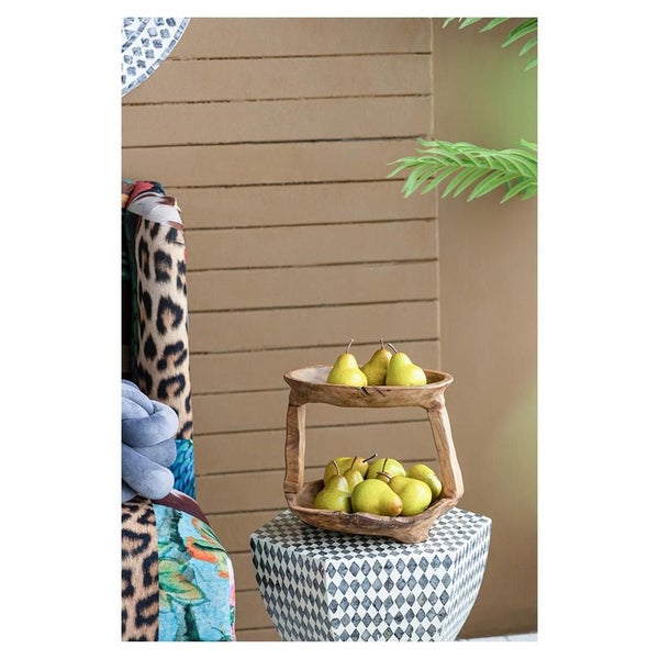 Rembrandt Teak 2 Tierd Tray (SE2624) Carousel 2