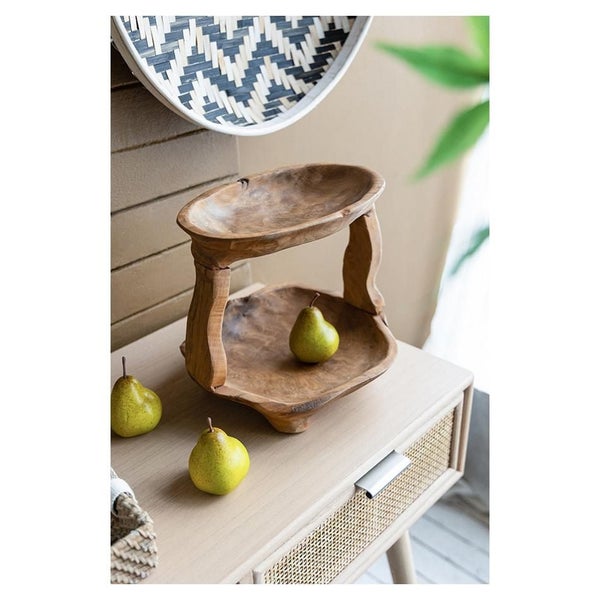 Rembrandt Teak 2 Tierd Tray (SE2624) Carousel 4