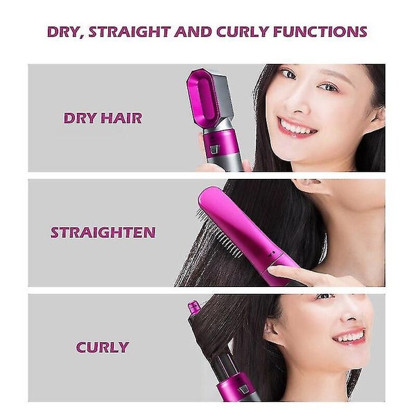 Electric Hair Styler Hair Dryers 5 In 1 Hair Curler Automatic Hair Straighteners Carousel 5