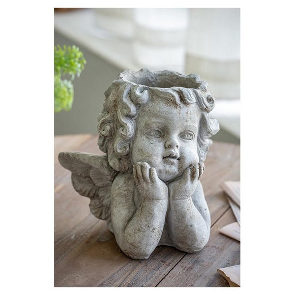 Rembrandt Angel Planter - Off-White (SE2313) Carousel 1
