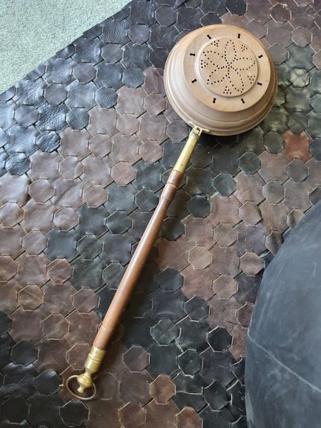 Antique Large Copper Bed Warmer Carousel 2