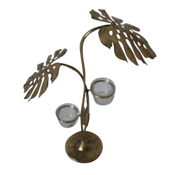 Rembrandt Monstera Candle Holder (GF1244) Carousel 1