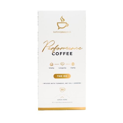 Before You Speak High Performance Coffee - One the OG - Original (30 Serves) Carousel 1