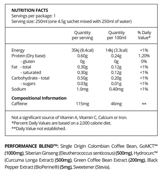Before You Speak High Performance Coffee - One the OG - Original (30 Serves) Carousel 3