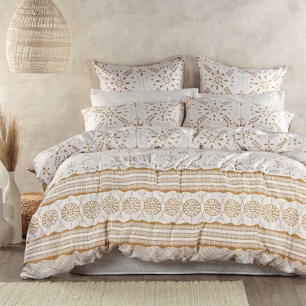 Duvet Cover - King - Fieldcrest - Goldie - 100% Cotton - FoxNoble K Carousel 1