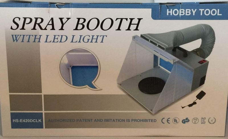 Airbrush Spray Booth NEW with LED lights Carousel 2