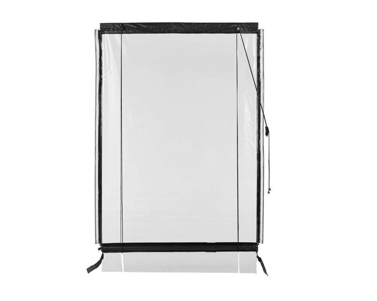 180CM X 240CM Heavy Duty PVC Clear Patio Cafe Blinds Outdoor UV Protect Awning Carousel 1