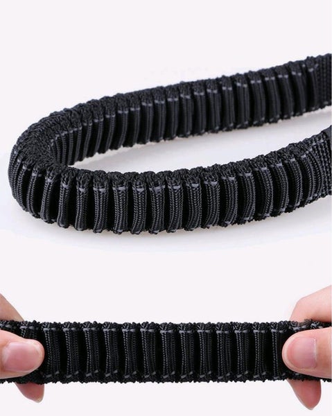 Dog Car Seat Belts Heavy Duty Adjustable Elastic Black Carousel 2