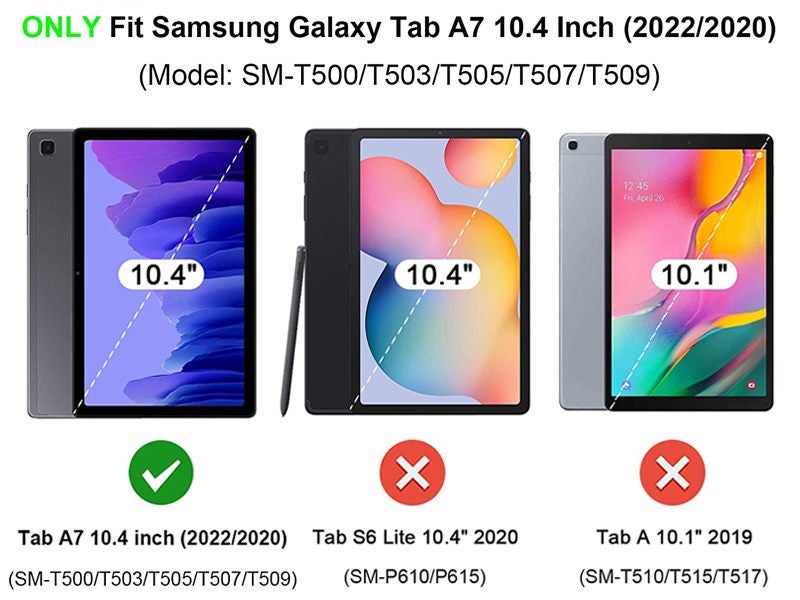 Case for Samsung Galaxy Tab A7 10.4" 2022/2020 SM-T500/T503/T505/ T507/T509 Carousel 11