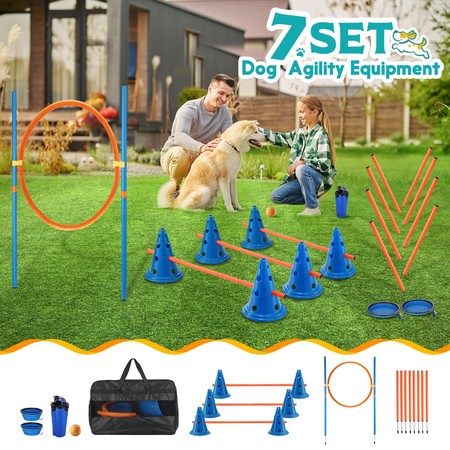 Dog Agility Training Exercise Equipment Set Carousel 1