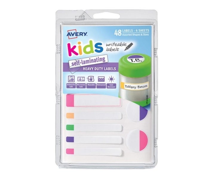 Avery Kids Writable Labels - Self Laminating Carousel 1