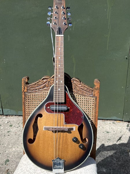 Brand New Ibanez M510E-OVS A-Style Vintage Sunburst Acoustic/Electric Mandolin Carousel 1