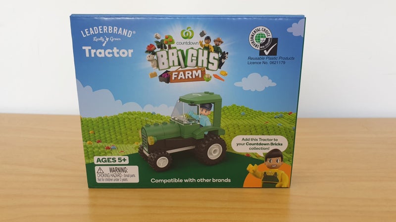 COUNTDOWN BRICKS FARM TRACTOR INC FARMER DRIVER MINIFIGURE NEW BOXED Carousel 1