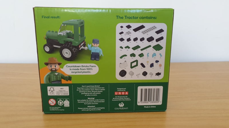 COUNTDOWN BRICKS FARM TRACTOR INC FARMER DRIVER MINIFIGURE NEW BOXED Carousel 2