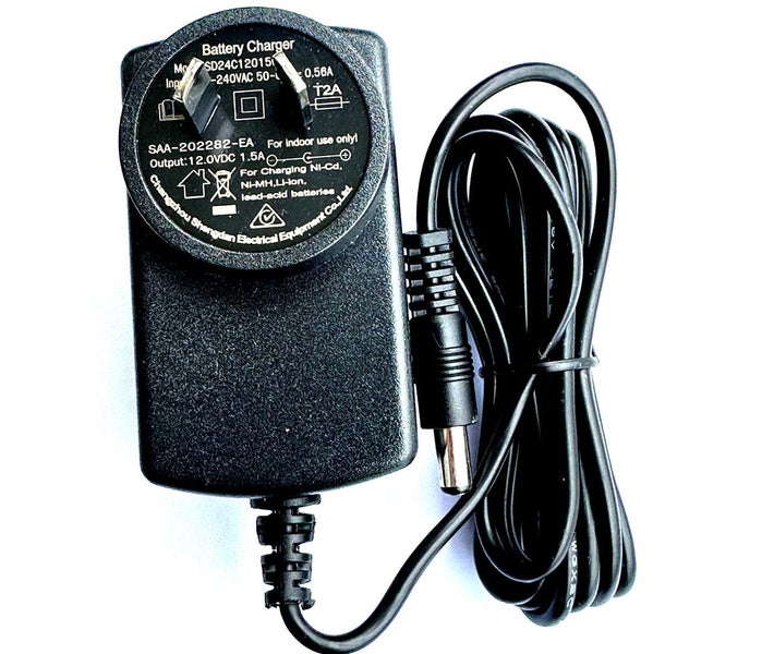 12V Charger for Kids Ride On Car 1500mah 1.5A ( NZ plug) with LED Indicator Carousel 1
