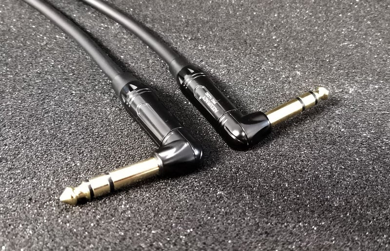 10m 6.35mm/1/4'' Right Angle TRS Stereo Jack Cable (CB-44A) Carousel 1