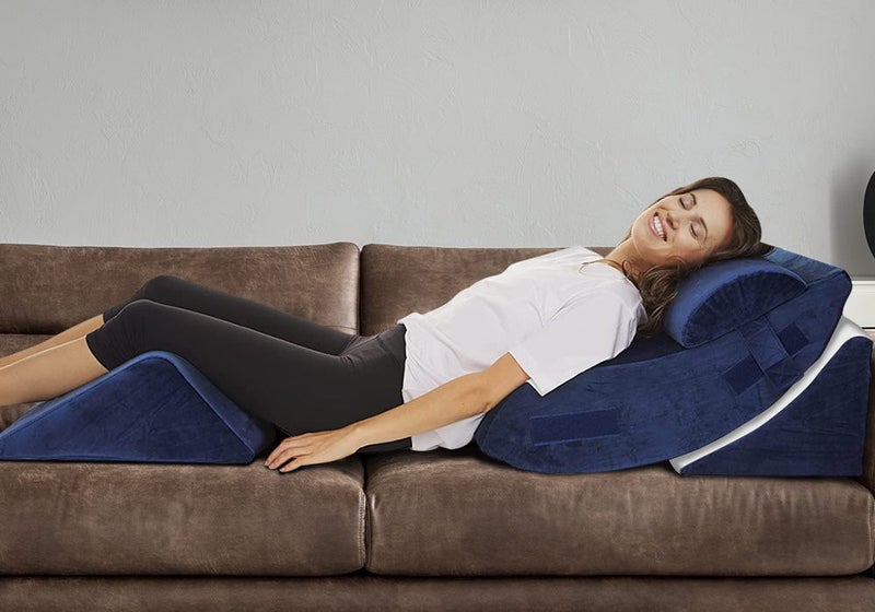 4 Pcs Bed Wedge Pillow Set Neck Back Support Sleep Head Support Cushion Carousel 2