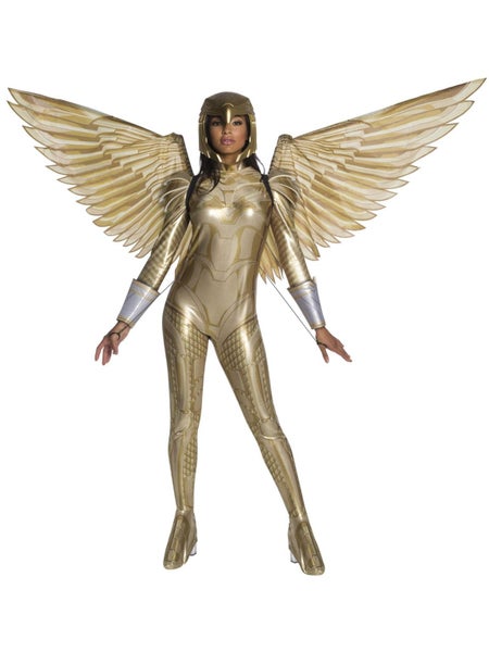 Rubies Wonder Woman 1984 Golden Armour Wings Adult Costume - Adult Size Carousel 1