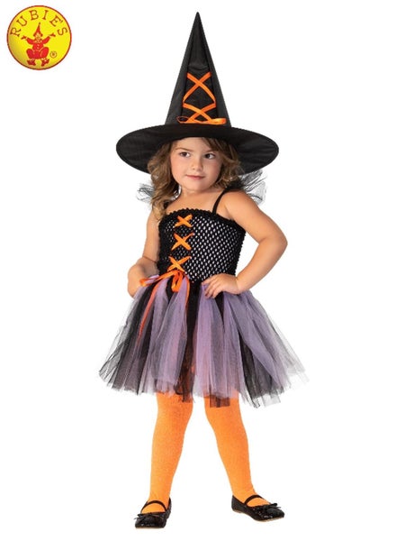Rubies Witch Purple & Orange Costume - 6-8 Years Carousel 1