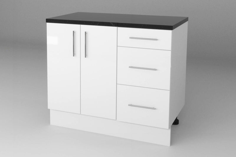 DECO SLAB WHITE - 1000mm kitchenette Carousel 1