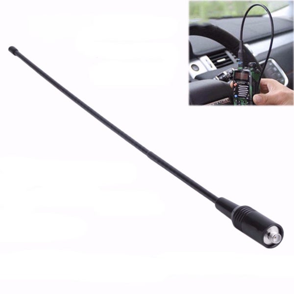 TECHOMAN NA-771 Antenna - Black SMA-Female Dual Band (144/430MHz) Flexi Antenna Carousel 1