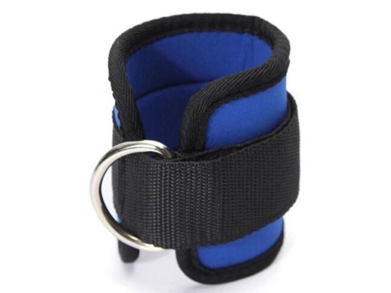 Newest D-ring Ankle Strap Buckle Gym Resistance Band Cuffs Fitness Rope Carousel 1