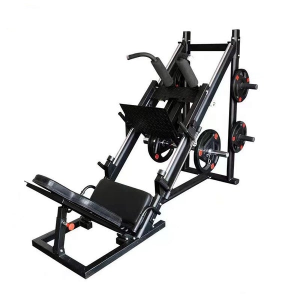 Leg Press Leg Machine 2 In 1 Leg Press Exercise Mac + 100kg Weights Set Carousel 1