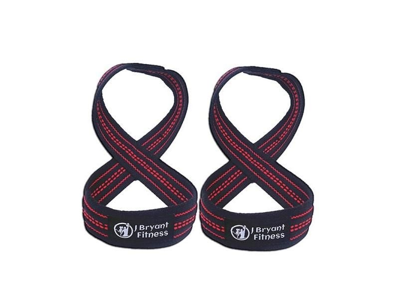 Figure 8 Weight Lifting Straps DeadLift Wrist Strap For Pull-ups Horizontal Bar Carousel 1