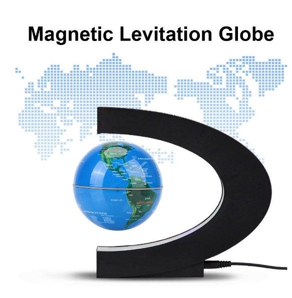 Magnetic Levitation Globe with LED Light Carousel 1