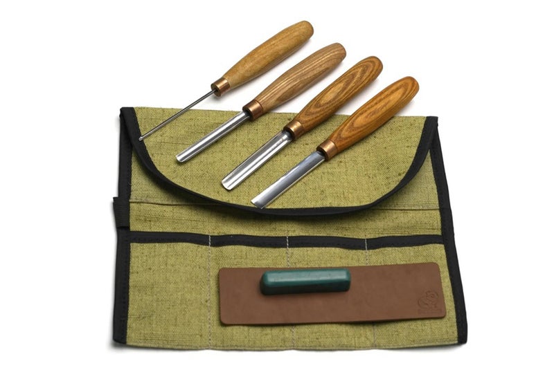 BeaverCraft Wood Carving Straight Chisel Set- SC02 Carousel 1