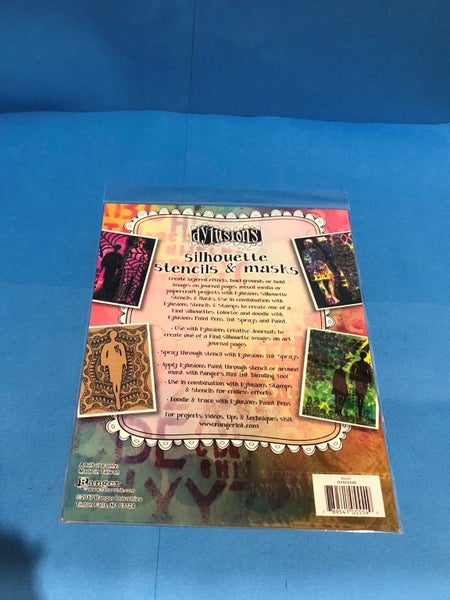 Dyan Reaveley Dylusions Silhouette Stencils and Masks - Emmi - DYS55549-B Carousel 2