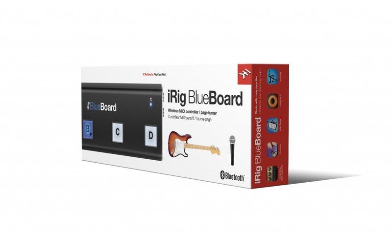 iRig BlueBoard Wireless MIDI pedalboard controller for iPhone, iPad and Mac I... Carousel 7